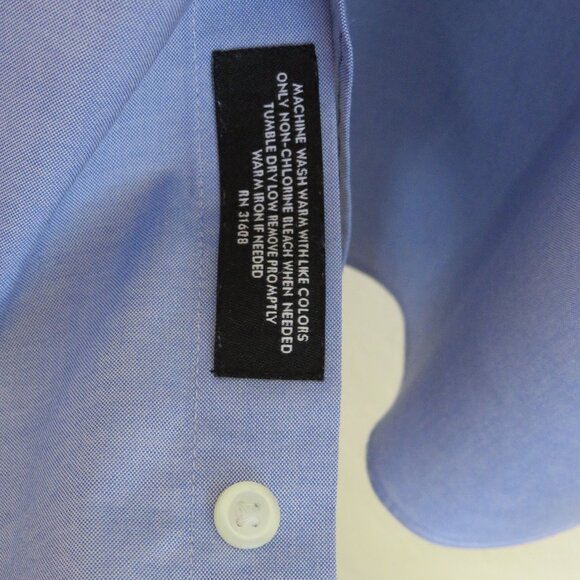 Jos. A. Bank* Men's Long Sleeve Button Down Curved Hem Dress Shirt~ Size 17"-35" - Picture 6 of 11